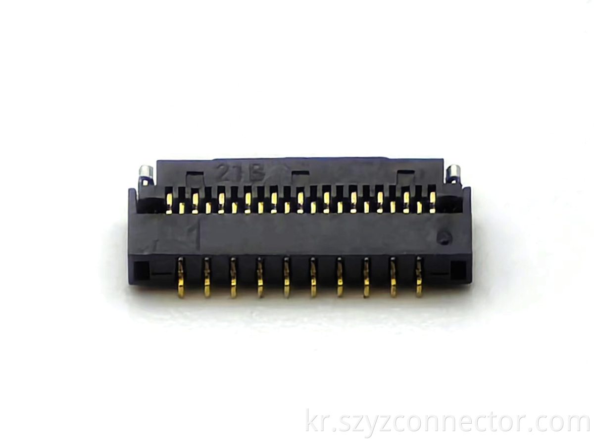 0.3mm Pitch FPC Connector Top-Entry Bottom-Actuated H1.0mm 21P